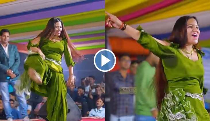 Haryanvi Dance Video: रचना तिवारी ने गज़ब डांस के साथ दिए नॉटी एक्सप्रेशन, मखमली सूट में लगाए मसालेदार ठुमके
