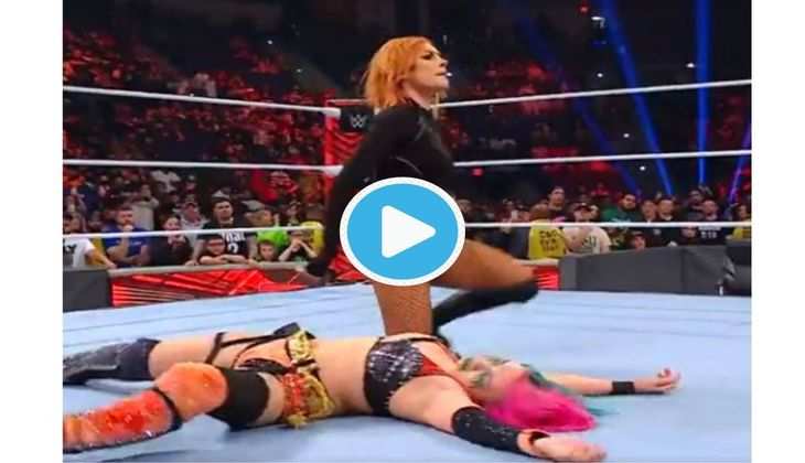 WWE: Becky के हाथों का दिखा कमाल, पटक-पटक कर मचाया बवाल, वायरल हुआ Video