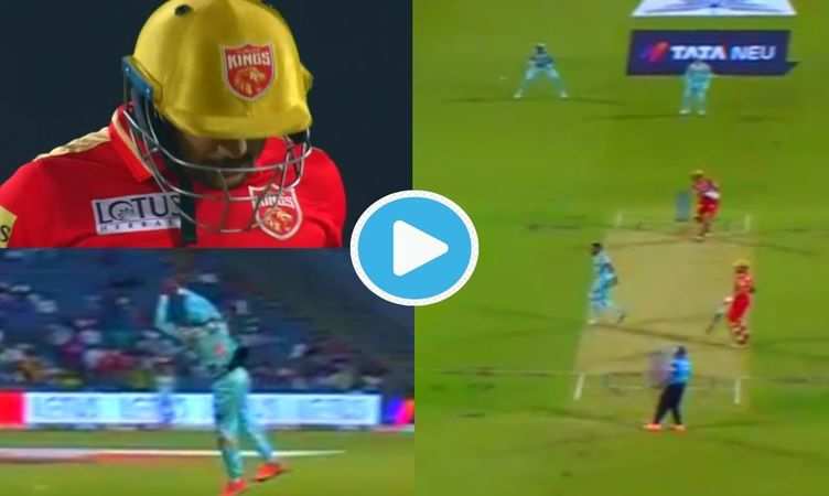 TATA IPL 2022:  राहुल ने हवा में छलांग लगाकर बॉल को दबोचा, जिसे देख मंयक को लगा जोरदार करंट - Video