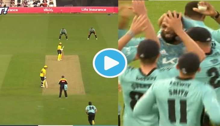 T20 Blast: उड़ते पोलार्ड ने एक हाथ से पकड़ा हवा को चीरता हुआ कैच, देखें वीडियो