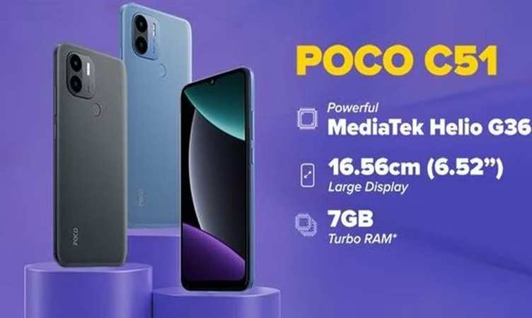 Poco C51 Launch: बाजार में पोको ने मारी एंट्री, 5000mAh बैटरी वाला पोको फोन हुआ लॉन्च; जानें कीमत