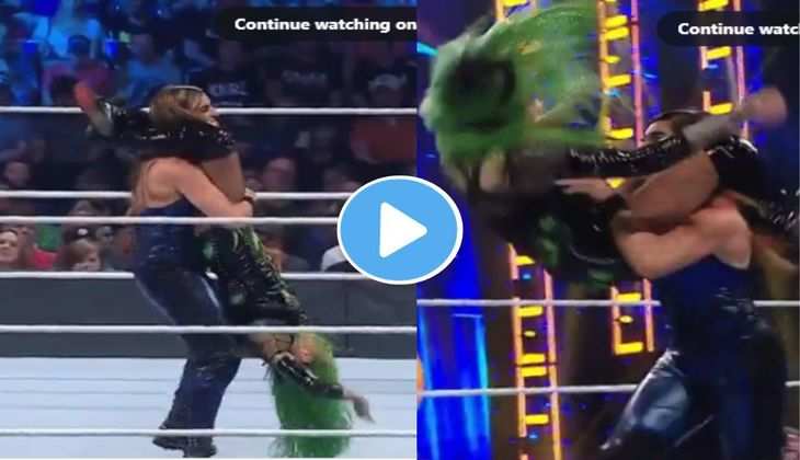 WWE Video: सुपरमैन पंच लगाकर किया धरती फाड़ कमाल, देखें ये वीडियो जो मचा रहा है धमाल