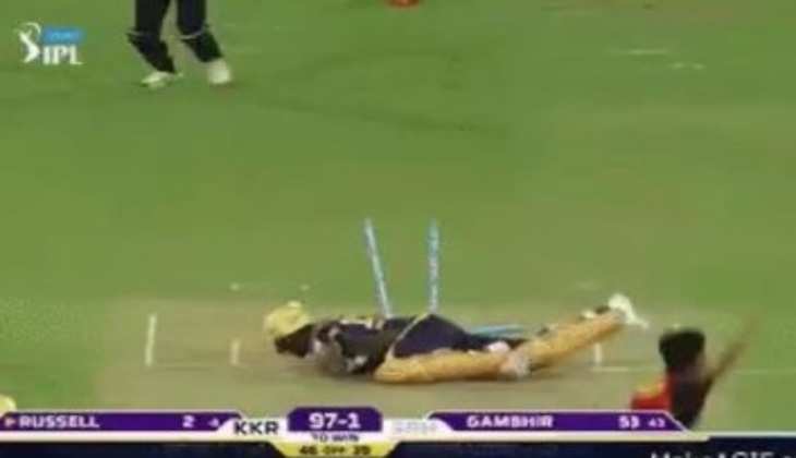Video: गेंदबाज की इस यॉर्कर पर बल्लेबाज मुँह के बल ज़मीन पर गिरा, देखें वीडियो