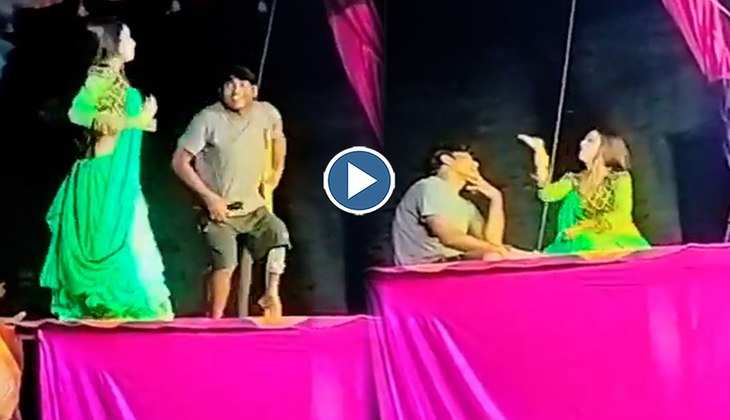 Viral Video: आजमगढ़ में रामलीला के मंच पर डांसर ने लगाए ठुमके, इंटरनेट पर खूब वायरल हो रहा वीडियो