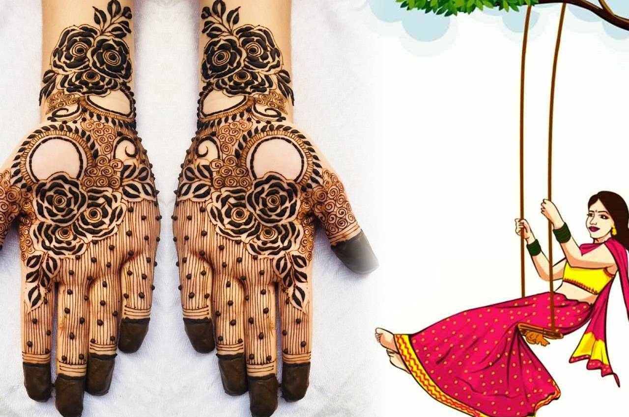 Teej 2020 Mehndi Designs: 5 Hariyali Teej-special henna patterns to try -  Hindustan Times