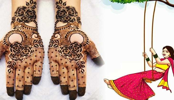 Hartalika Teej Mehndi: कम समय में हाथों पर सजाएं मेहंदी के ये शानदार डिजाइन, झट-पट चढ़ जाएगा रंग
