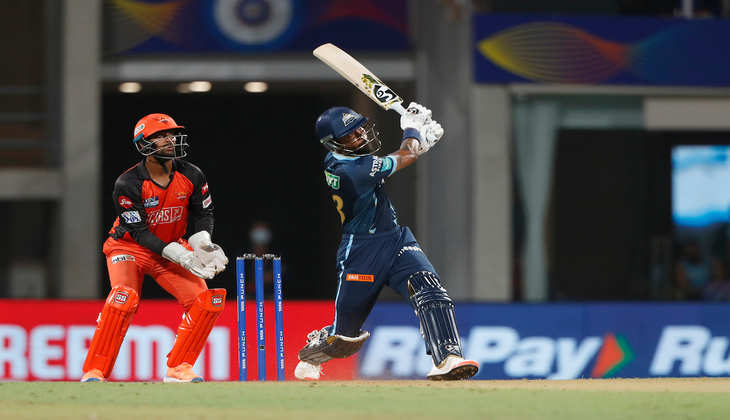 TATA IPL 2022, GT vs SRH: गुजरात ने हैदराबाद को दिया 163 रनों का टारगेट, हार्दिक ने लगाई हाफ सेंचुरी