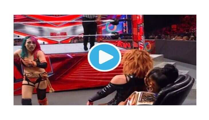 WWE: असुका को बैकी लिंच ने दिया ऐसा जबरदस्त पंच कि फैंस के बीच मचा बवाल, देखें वायरल Video