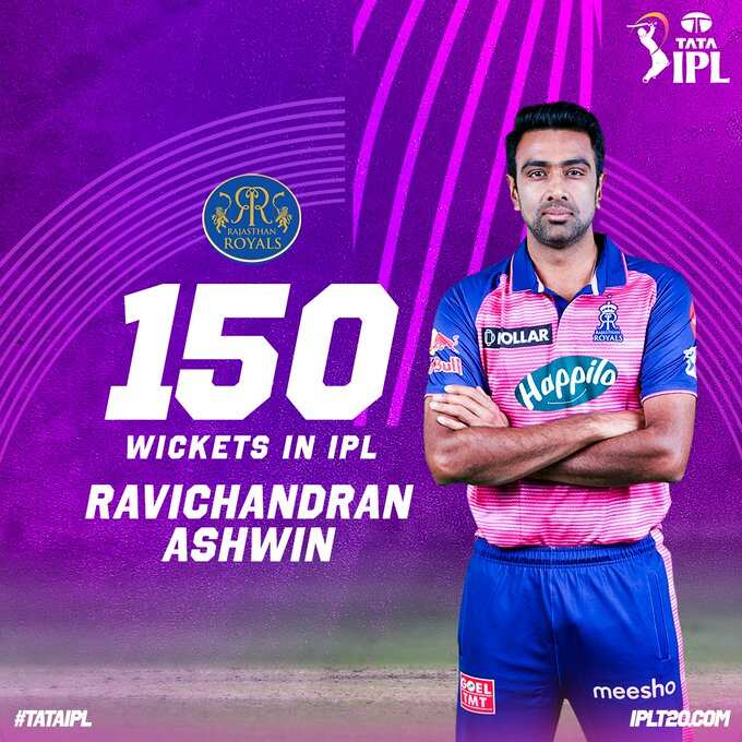TATA IPL 2022: R Ashwin के नाम दर्ज हुआ ये बड़ा रिकॉर्ड, ऐसा करने वाले बनें पांचवें गेंदबाज