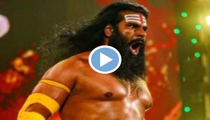 WWE: Veer Mahaan की धांसू ठुकाई से इस रेसलर की टांय टांय फिस्स, देखें ये तोड़ू वीडियो