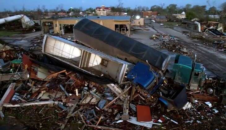 Mississippi Tornado: अमेरिका में टॉरनेडो से भयंकर तबाही, तेज आंधी के चलते 25 लोगों की मौत, दर्जनों घायल