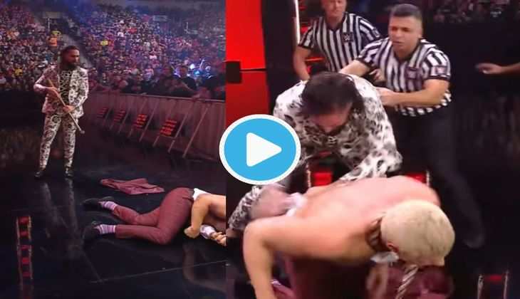 Seth ने हथौड़े से सिर पर किया तोड़ू वार, Cody Rhodes के कपड़े फाड़ हाल किया बेहाल, देखें वीडियो