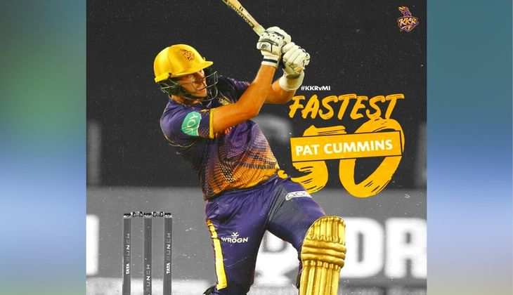 Video TATA IPL 2022, Fastest Fifty: ऑस्टेलिया के तेज गेंदबाज पैट कमिंस ने लगाई IPL की सबसे तेज फिफ्टी, एक ओवर में कूटे 35 रन, देखें वीडियो