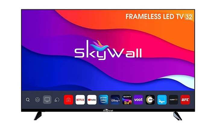 SKYWALL Smart TV: बंपर धमाका! 32 इंच स्मार्टटीवी 61% डिस्काउंट के साथ खरीदें, जानें कीमत
