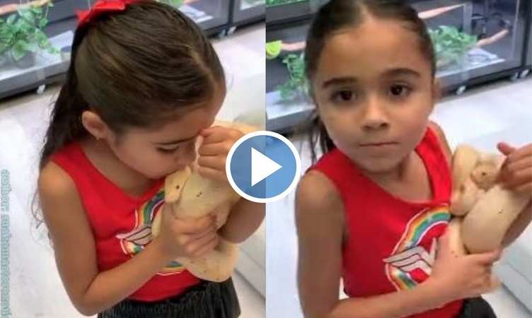Snake Video: सांप से बेशुमार प्यार करती है ये बच्ची, बाजार में भी रखती है अपने संग! देखिए वीडियो