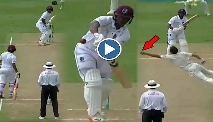 Viral Video: उड़ते बोल्ट ने किया हवा में बल्लेबाज का नट ढीला, देखें ये आग लगाता वीडियो