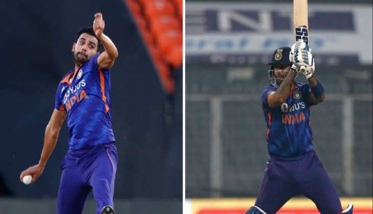श्रीलंका के खिलाफ टी-20 सीरीज से बाहर हुए 'चोटिल' दीपक चाहर, सूर्यकुमार यादव