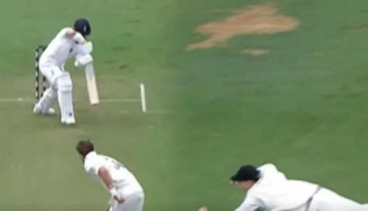 ENG vs NZ: आग उगलती गेंद पर शॉट मारने चला था बल्लेबाज, पलक झपकते ही हो गया खेला, देखें वीडियो