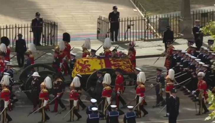 Queen Elizabeth II Funeral Updates: वेलिंगटन आर्क पहुंचा महारानी का ताबूत, थोड़ी देर में होगी अंतिम विदाई, देखें सीधा प्रसारण