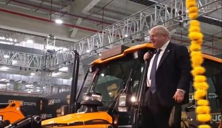 भारत दौरे पर आए UK के प्रधानमंत्री बोरिस जॉनसन पर चढ़ा Bulldozer का बुखार, देखें हैरान करने वाली वीडियो