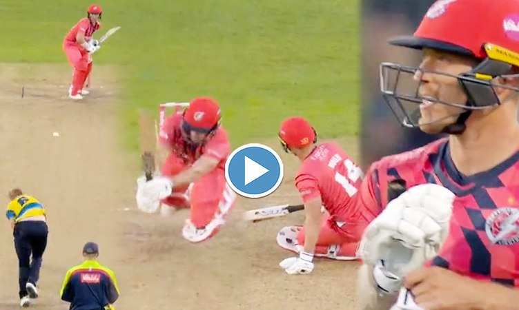 Viral Video: तेज तर्रार यॉर्कर ने बल्लेबाज को चटाई धूल, वीडियो देख फैंस बोले गिरे हुए भाई अब उठ भी जाओ..