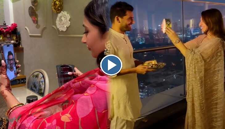 Team India के खिलाड़ियों पर छाया करवा चौथ का खुमार, चहल-दीपक का दिखा अनोखे अंदाज, तो रैना ने किया कमाल - VIDEO