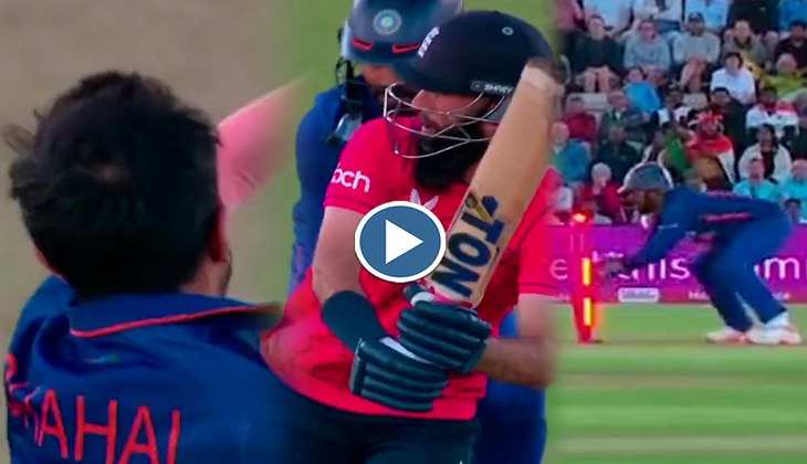 IND vs ENG T20: खतरनाक मोईन अली को चहल ने फसाया और कार्तिक ने गिल्लियों को हवा में उड़ाया, देखें ये सांसे रोक देने वाला वीडियो