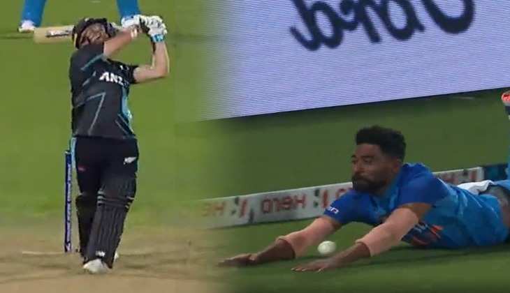 IND vs NZ: वाह क्या डाइव है भाई.. सिराज ने पहले बल्लेबाजों को कराई पवेलियन की सैर फिर छलांग लगाकर रोका हैरतअंगेज चौक, देखें वीडियो