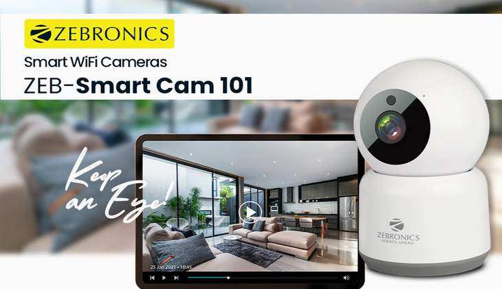 Zeb-Smart Cam: घर की सेफ्टी होगी दोगुनी! FHD 1080p रेजोल्यूशन वाला आ गया CCTV, जानें कीमत