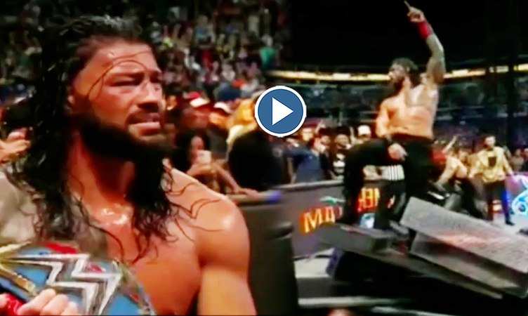 WWE Video: Brock Lesnar पर रैंस ने ढाया जोरदार कहर, टेबल-चेयर की बौछार से हालत हुई पतली, देखें वीडियो