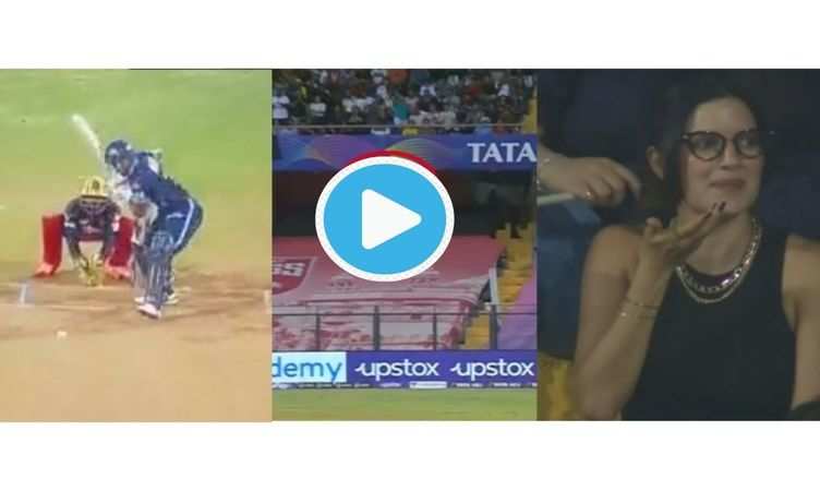 TATA IPL 2022: हार्दिक का दिखा बहुबली अवतार, गेंद की वजह बल्ले को कराई आकाश की शहर, देख वाइफ नताश हुईं हैरान - Video