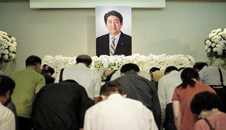 Shinzo Abe State Funeral को लेकर जापान में विरोध तेज,युवक ने खुद को लगाई आग