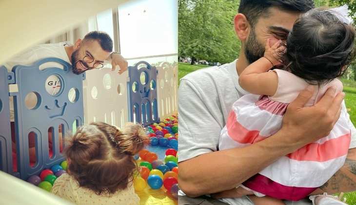 बेटी Vamika संग यूं मस्ती करते नजर आए पापा Virat, Anushka Sharma ने शेयर की यह तस्वीर