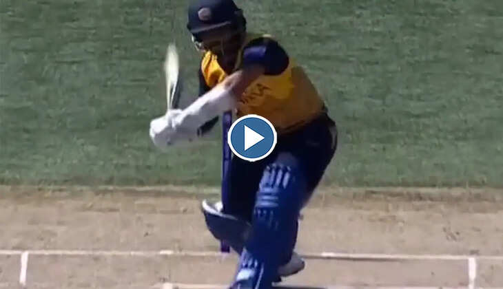 SL vs NED: श्रीलंकाई बल्लेबाज ने घुटना टेक कूटा गगनचुंबी छक्का, 6 ओवर में बिना नुकसान के बनाए 36 रन -Video
