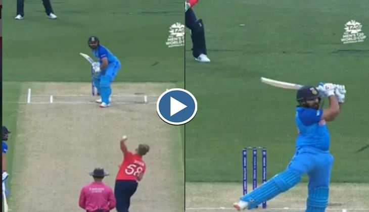 India vs England: हिटमैन ने उड़ाया गर्दा.. आधी पिच पर आकर शानदार चौके ठोके गेंदबाज को किया हक्का-बक्का, देखें वीडियो