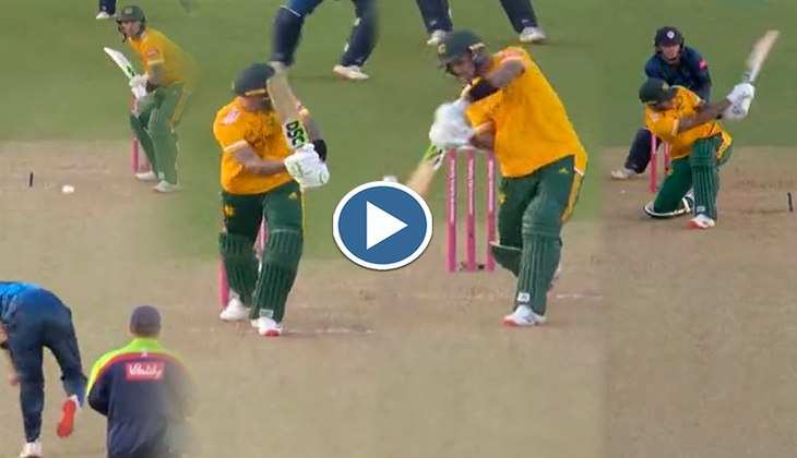 Video: बल्लेबाज ने हवा को चीरते हुए कूटे छक्के, वीडियो ने फैंस के बीच काटा जोरदार गदर