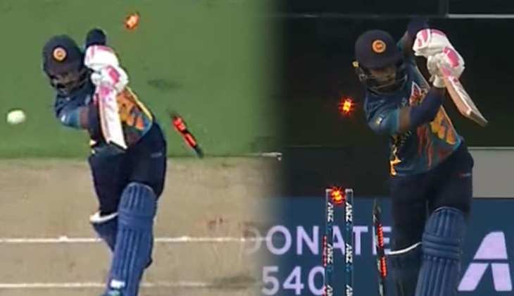 NZ vs SL: गेंदबाज की धारधार यॉर्कर ने बल्लेबाज का डंडा तोड़ हवा में उड़ाईं गिल्लियां, देखें ये तूफानी वीडियो