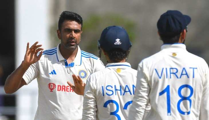 Ravichandran Ashwin ने गेंद से मचाई तबाही, वेस्टइंडीज के झटके 12 विकेट, देखें वीडियो