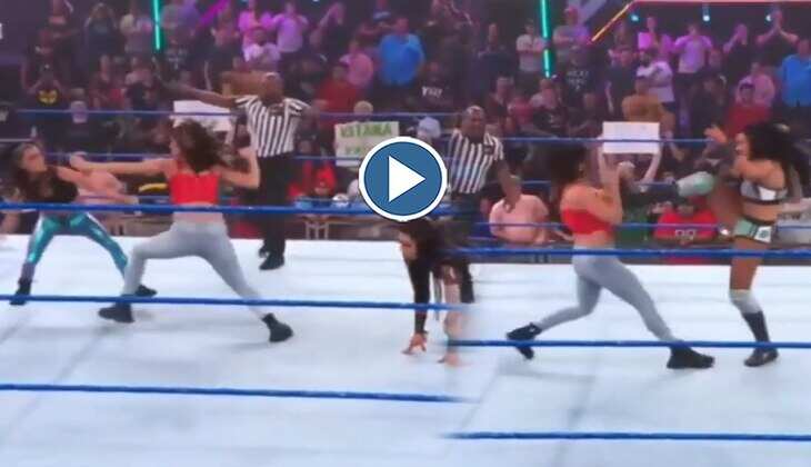 WWE Viral Video: मैंडी की एक लात से हार्टवेल की हुई टांय-टांय फिस्स, देखें ये खौफनाक वीडियो