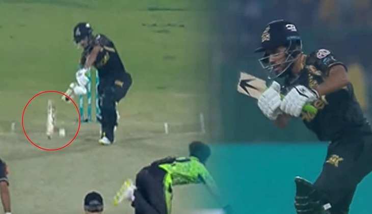 PSL 2023: पाकिस्तानी गेंदबाज ने ढाया रफ्तार से कहर, बल्ले के दो टुकड़े कर उड़ाए सबके होश, देखें वीडियो