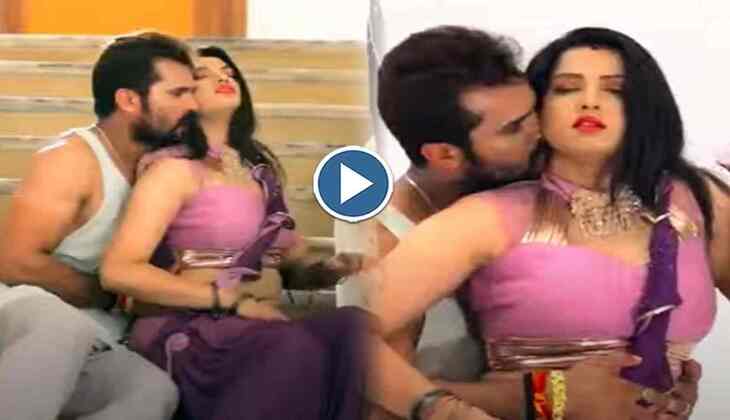 Bhojpuri Dance Video:&nbsp;कभी सीढ़ियों तो कभी बेड पर गिराकर शिल्पी राज के साथ शुरू हो गए खेसारी लाल, कोने में देखें वीडियो!