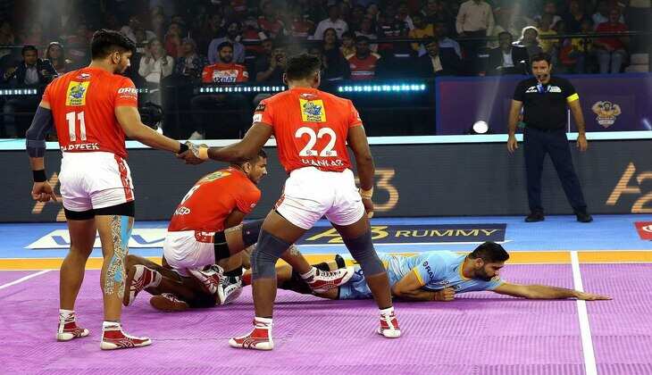 Pro Kabaddi 2022: यूपी योद्धाज के डिफेंस का शर्मनाक प्रदर्शन,गुजरात जांयट्स ने दर्ज की दूसरी जीत