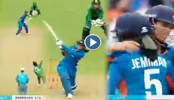 Smriti Mandhana: पाकिस्तानी तेज गेंदबाज की मंधना ने की जमकर कुटाई, जड़ा आसमान चीरता छक्का, देखें वायरल वीडियो