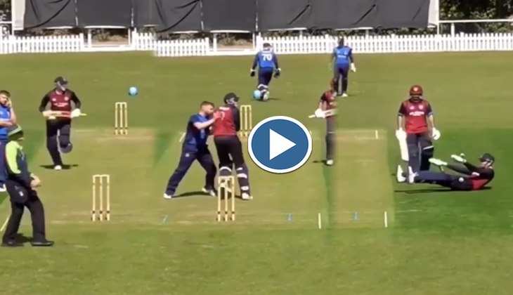 Viral Video: बल्लेबाज के साथ गेंदबाज ने पिच पर की शर्मनाक हरकत, आप भी देखें वायरल वीडियो