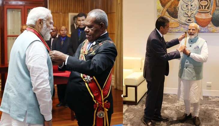 PM Modi का विदेश में बजा डंका,पापुआ न्यू गिनी,फिजी ने दिया अपना सर्वोच्च नागरिक सम्मान