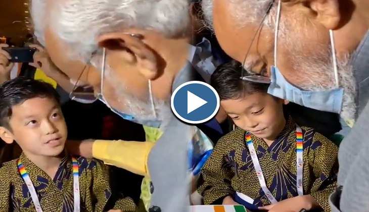 जापानी बच्चे ने Narendra Modi से बोली फर्राटेदार हिंदी तो पीएम ने कहा-'कहां से सीखी', देखिए दिलचस्प वीडियो