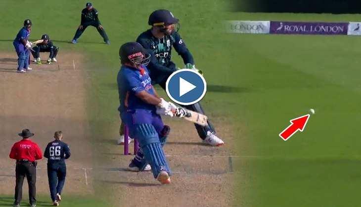 Rishabh Pant के तूफान में उड़ गए इंग्लैंड के गेंदबाज, 1 ओवर में जड़ डाले 5 चौके, देखें ये विस्फोटक वीडियो