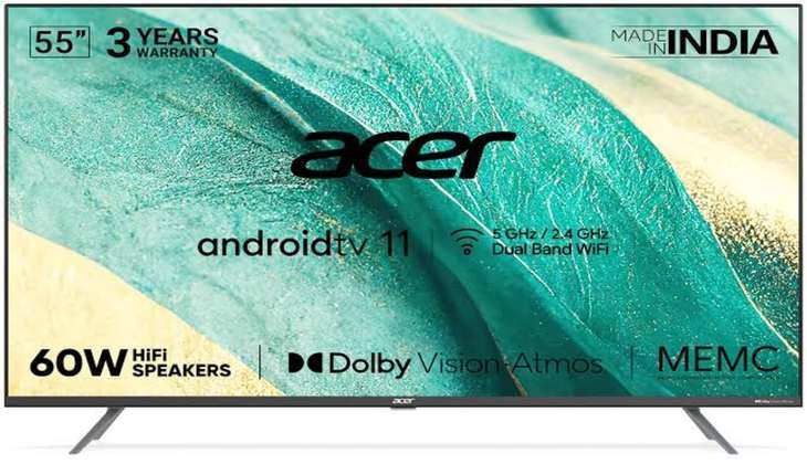 Acer Smart TV: बजट रेंज में 55 और 65 इंच में एसर की QLED और OLED स्मार्टटीवी लॉन्च, जानें कीमत