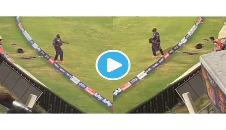 TATA IPL 2022: बाउंड्री पर थिरकते नजर आए आंद्रे रसेल, डांस मूव्स देख फैंस हुए दीवाने - Video