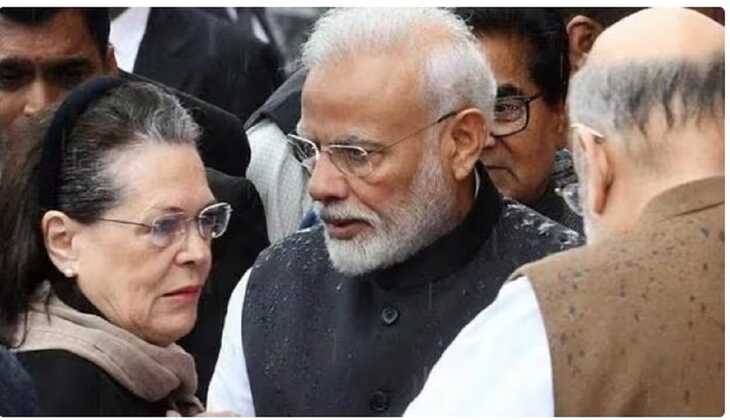 PM Modi Meets Sonia Gandhi: संसद में सोनिया गांधी से मिले पीएम मोदी, जानें क्या हुई बात ?